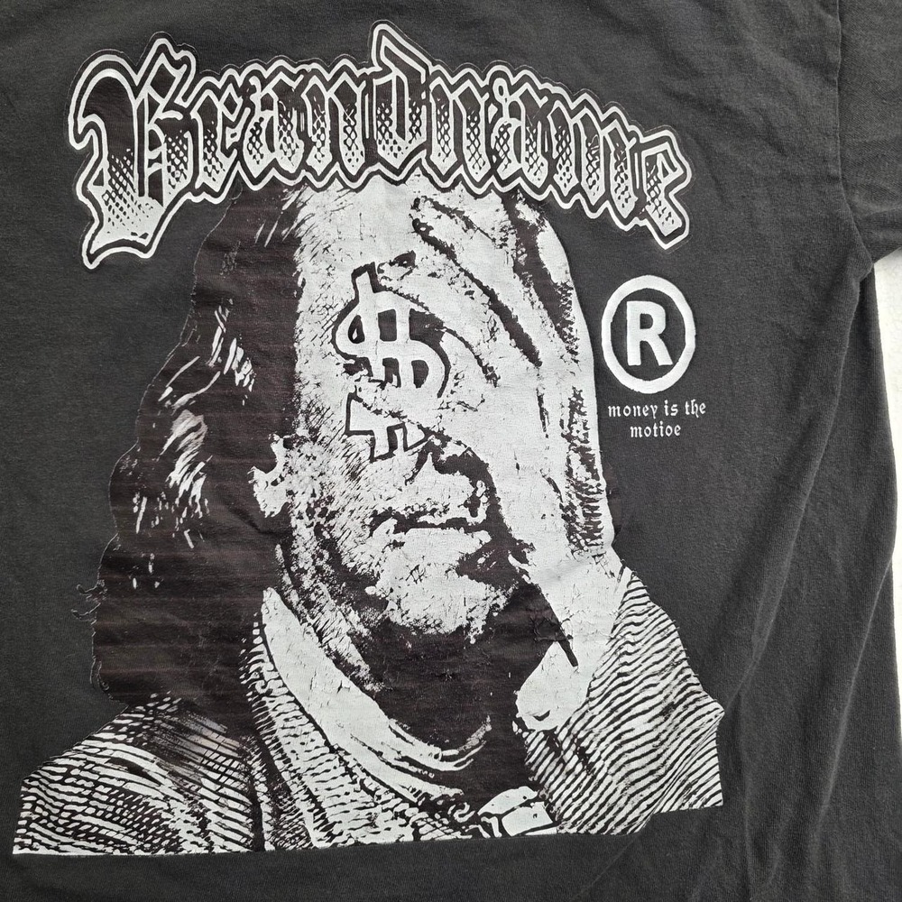 Brandname Money Is The Motive Graphic Tee - Picture 2 of 8
